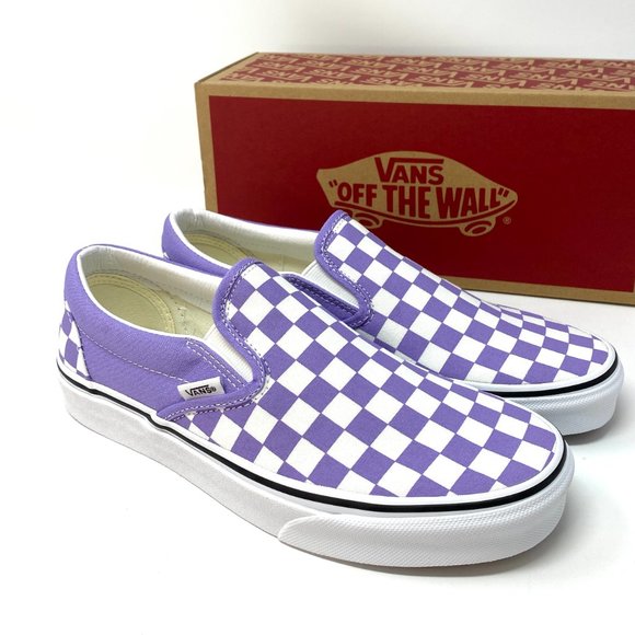 VANS Classic Slip-On Violet Purple Men’s Size Textile Low Top VN0A38F7VLX - Picture 2 of 10